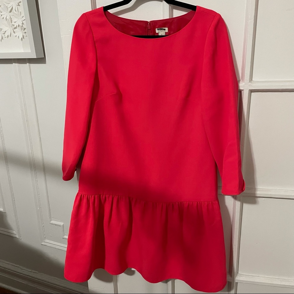 JCREW PINK RED PARTY DRESS